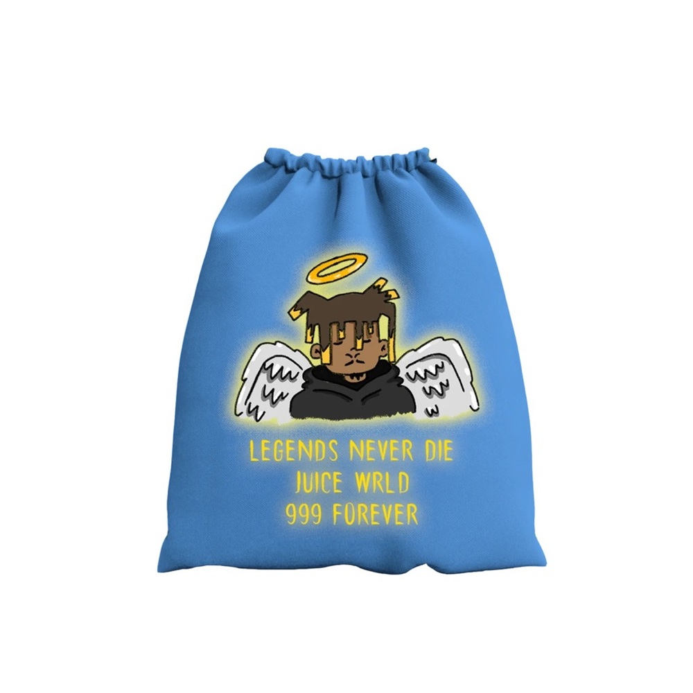 Juice Wrld Legends Never Die Drawstring Bag 🧃🌎